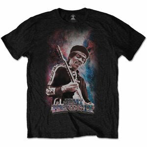 Jimi Hendrix tričko Galaxy Čierna L
