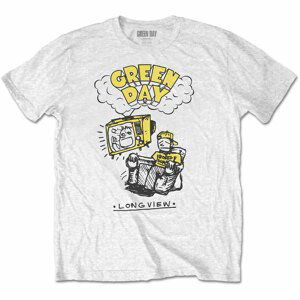 Green Day tričko Longview Doodle Biela L