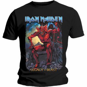 Iron Maiden tričko Legacy of the Beast 2 Devil Čierna XL