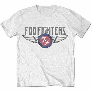 Foo Fighters tričko Flash Wings Biela 3XL