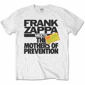 Frank Zappa tričko The Mothers of Prevention Biela L