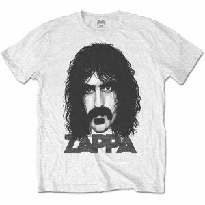 Frank Zappa tričko Big Face Biela M