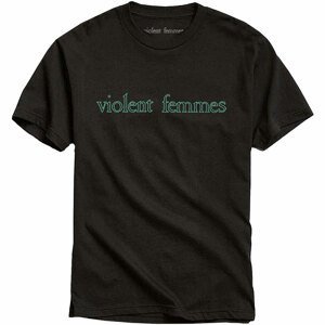 Violent Femmes tričko Green Vintage Logo Čierna M