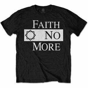 Faith No More tričko Classic Logo V.2. Čierna L