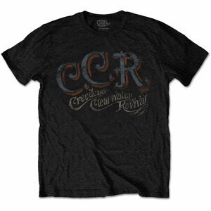 Creedence Clearwater Revival tričko CCR Čierna XL