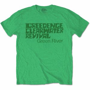 Creedence Clearwater Revival tričko Green River Zelená M