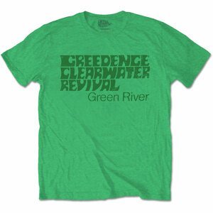Creedence Clearwater Revival tričko Green River Zelená XXL