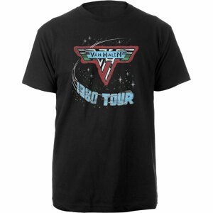 Van Halen tričko 1980 Tour Čierna S