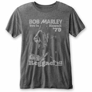 Bob Marley tričko Hawaii Šedá XL