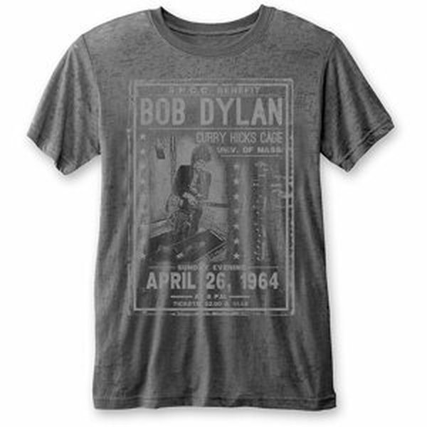 Bob Dylan tričko Curry Hicks Cage Šedá S