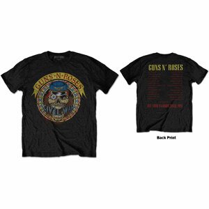 Guns N’ Roses tričko Skull Circle Čierna S