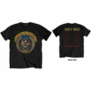 Guns N’ Roses tričko Skull Circle Čierna XXL