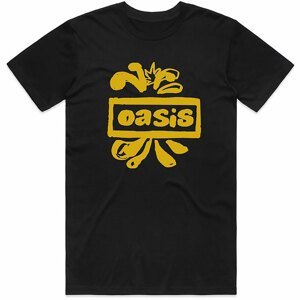Oasis tričko Drawn Logo Čierna S