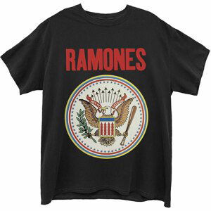 Ramones tričko Full Colour Seal Čierna S