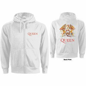 Queen mikina Classic Crest Biela XXL