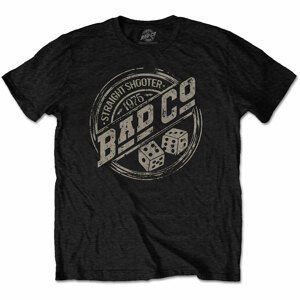 Bad Company tričko Straight Shooter Roundel Čierna XL