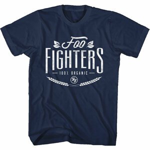 Foo Fighters tričko 100% Organic Modrá XL