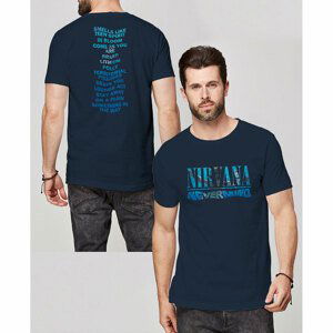 Nirvana tričko Nevermind Modrá S