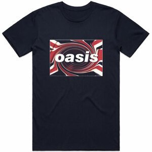 Oasis tričko Union Jack Modrá L