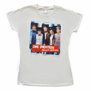 One Direction tričko Midnight Memories Strips Biela XL