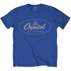 Capitol Records tričko Logo Modrá M