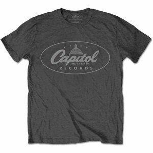 Capitol Records tričko Logo Šedá XL