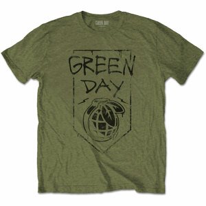 Green Day tričko Organic Grenade Zelená XXL