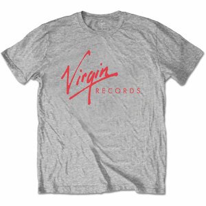 Virgin Records tričko Logo Šedá XL