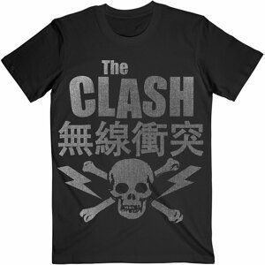 The Clash tričko Skull & Crossbones Čierna XXL