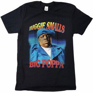 Biggie Smalls tričko Poppa Čierna XXL