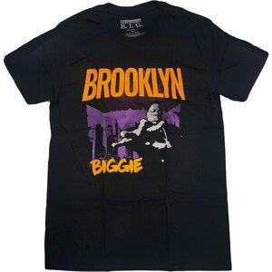 Biggie Smalls tričko Brooklyn Orange Čierna S