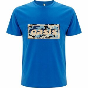 Oasis tričko Camo Logo Modrá M