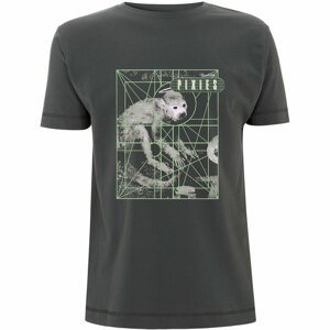Pixies tričko Monkey Grid Šedá S