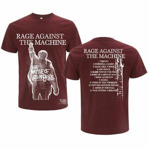 Rage Against the Machine tričko BOLA Album Cover Červená XXL