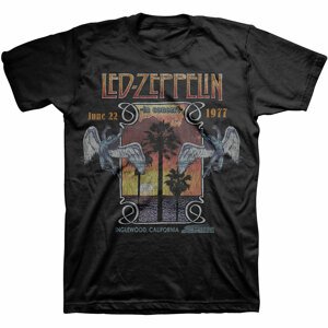 Led Zeppelin tričko Inglewood Čierna XL