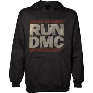 Run-DMC mikina Logo Čierna M