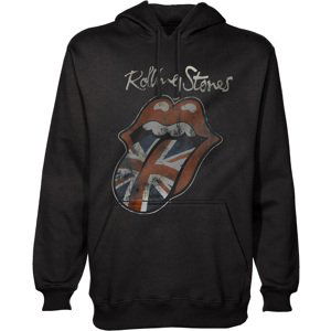 The Rolling Stones mikina Union Jack Tongue Čierna S