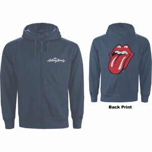 The Rolling Stones mikina Classic Tongue Modrá M