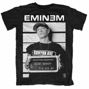 Eminem tričko Arrest Čierna M