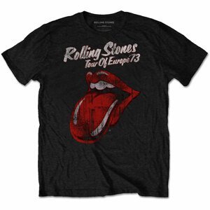 The Rolling Stones tričko 73 Tour Čierna L