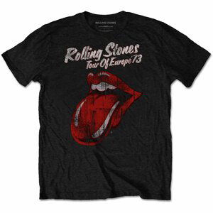 The Rolling Stones tričko 73 Tour Čierna XXL