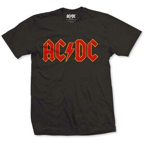 AC/DC tričko Logo Čierna M