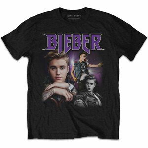 Justin Bieber tričko JB Homage Čierna L