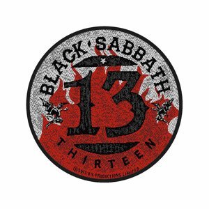 Black Sabbath 13 Flames Circular