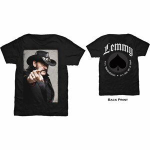 Lemmy tričko Pointing Photo Čierna S