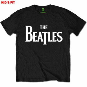 The Beatles tričko Drop T Logo Čierna 7-8 rokov