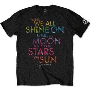 John Lennon tričko Shine On Čierna S