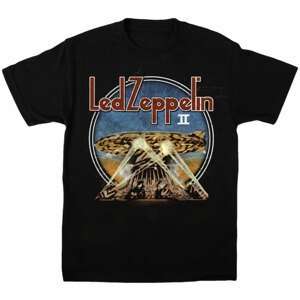 Led Zeppelin tričko LZII Searchlights Čierna XL