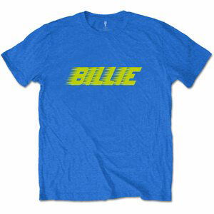 Billie Eilish tričko Racer Logo Modrá M