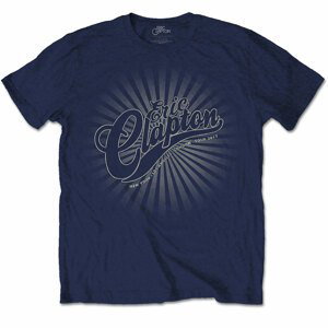 Eric Clapton tričko Logo Rays Modrá XL
